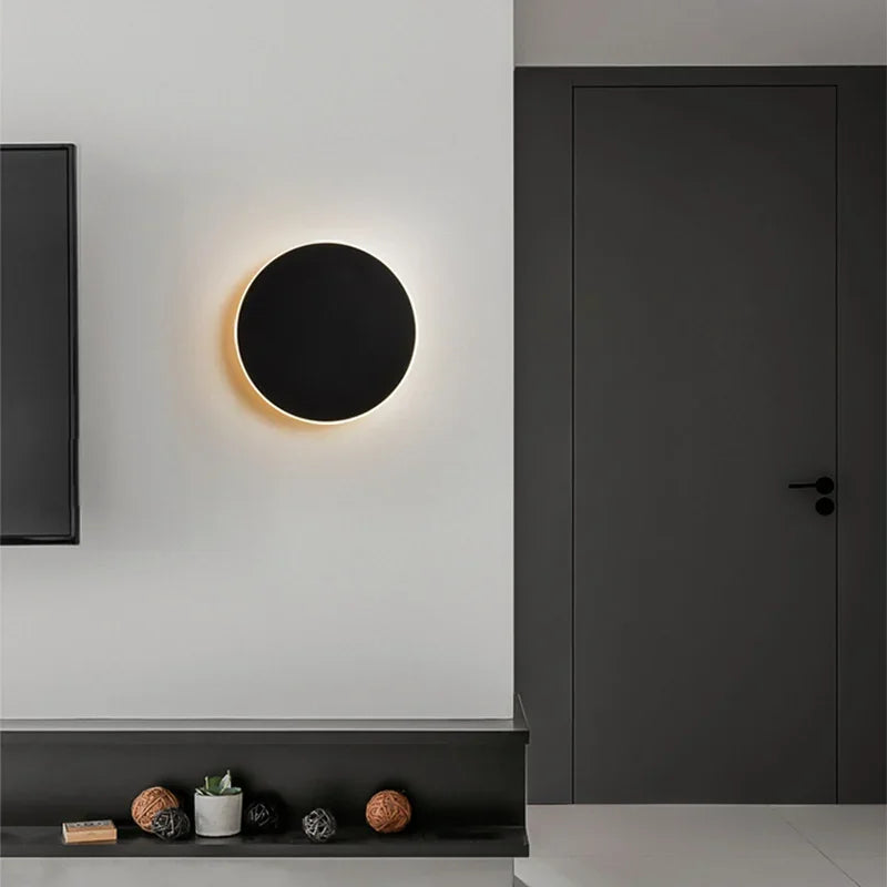 Wall Lamp Round Aluminum LED Nordic Minimalist 10W Ø13 Ø30 Hall Bedroom | Sansoti
