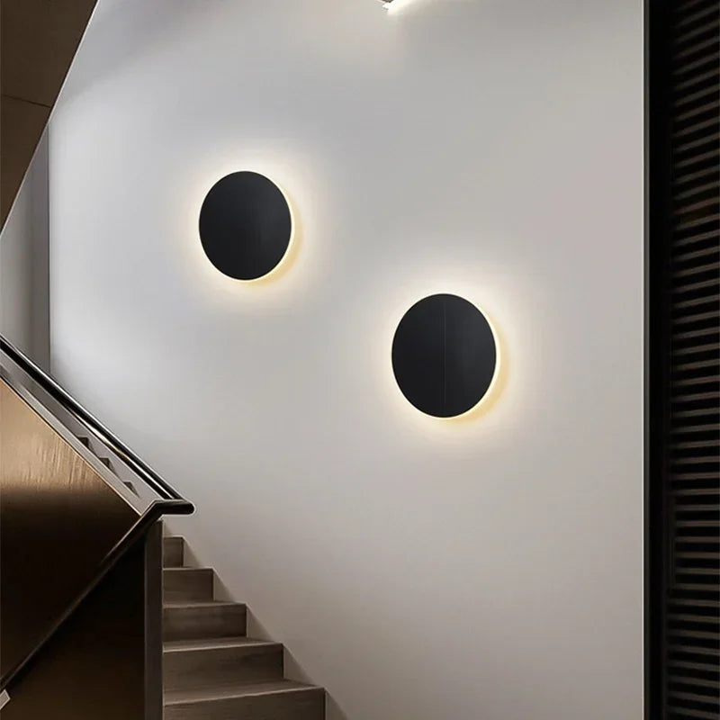 Wall Lamp Round Aluminum LED Nordic Minimalist 10W Ø13 Ø30 Hall Bedroom | Sansoti