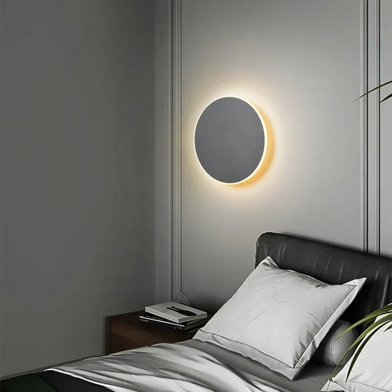 Wall Lamp Round Aluminum LED Nordic Minimalist 10W Ø13 Ø30 Hall Bedroom | Sansoti