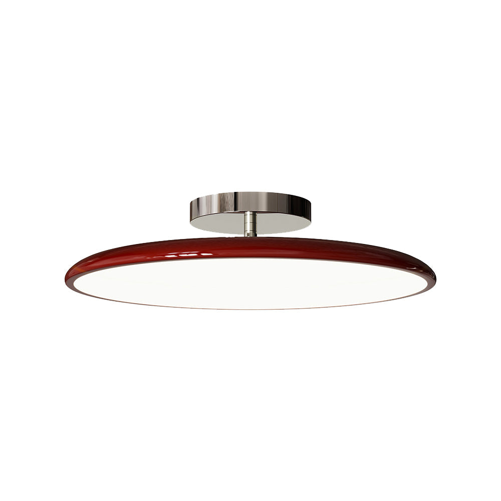Plafondlamp Metaal Acryl Rond LED Dimbaar Slaapkamer Woonkamer Eetkamer Retro Stijl Sfeerverlichting | Sansoti