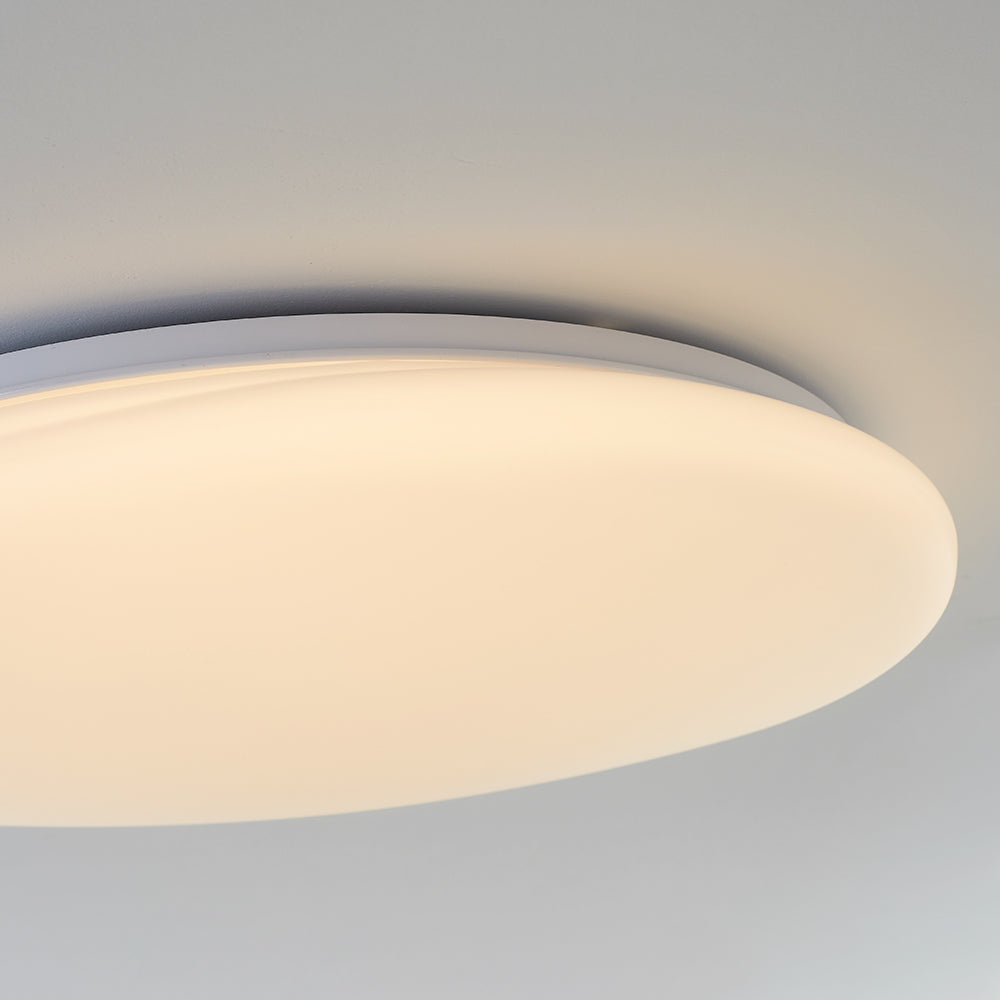 LED Ceiling Light Organic Pebble Shape Metal White Light 3 Light Modes Living Room Bedroom Dining Room | Sansoti