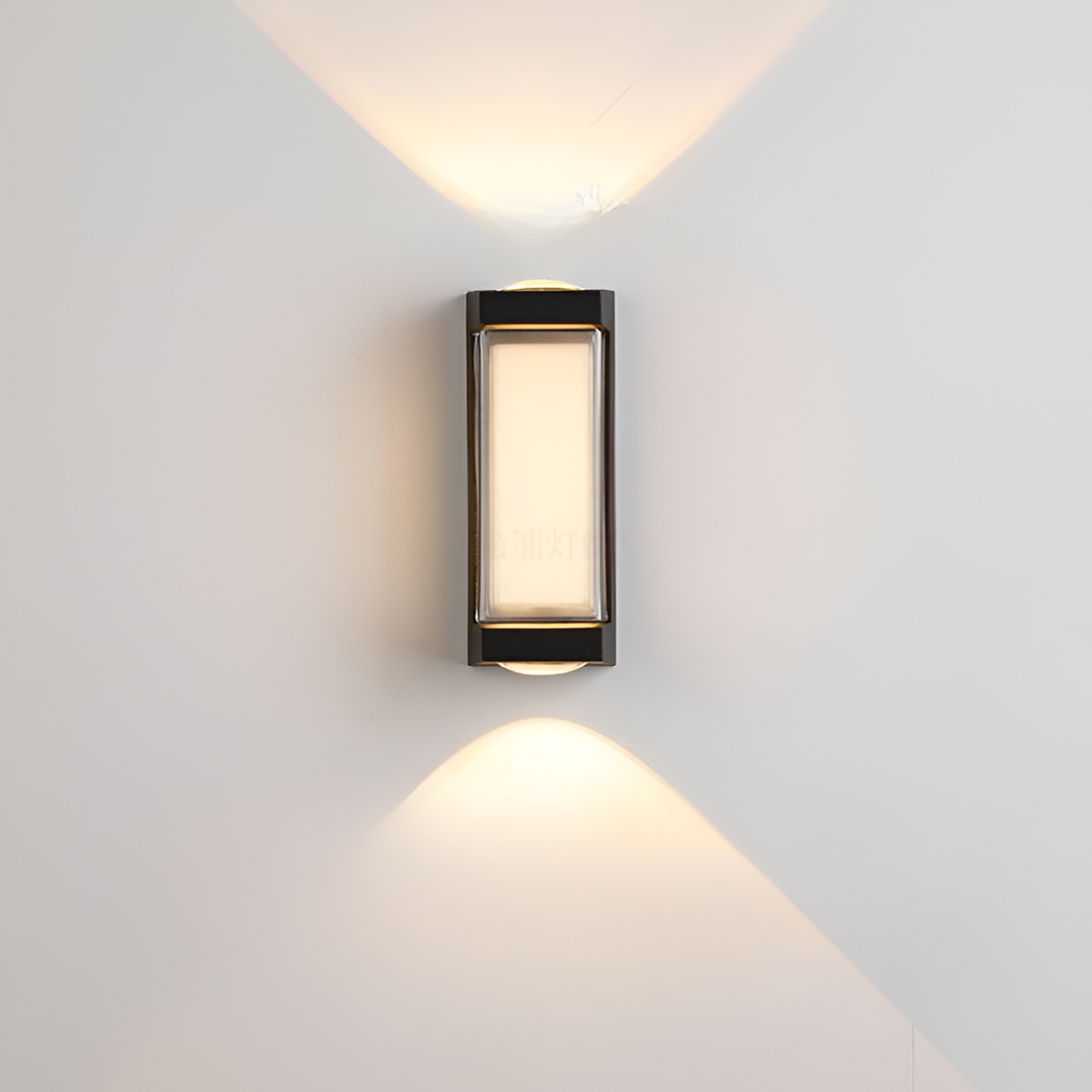 Lámpara exterior LED up down IP65 impermeable negra blanca para fachada 10W | Sansoti