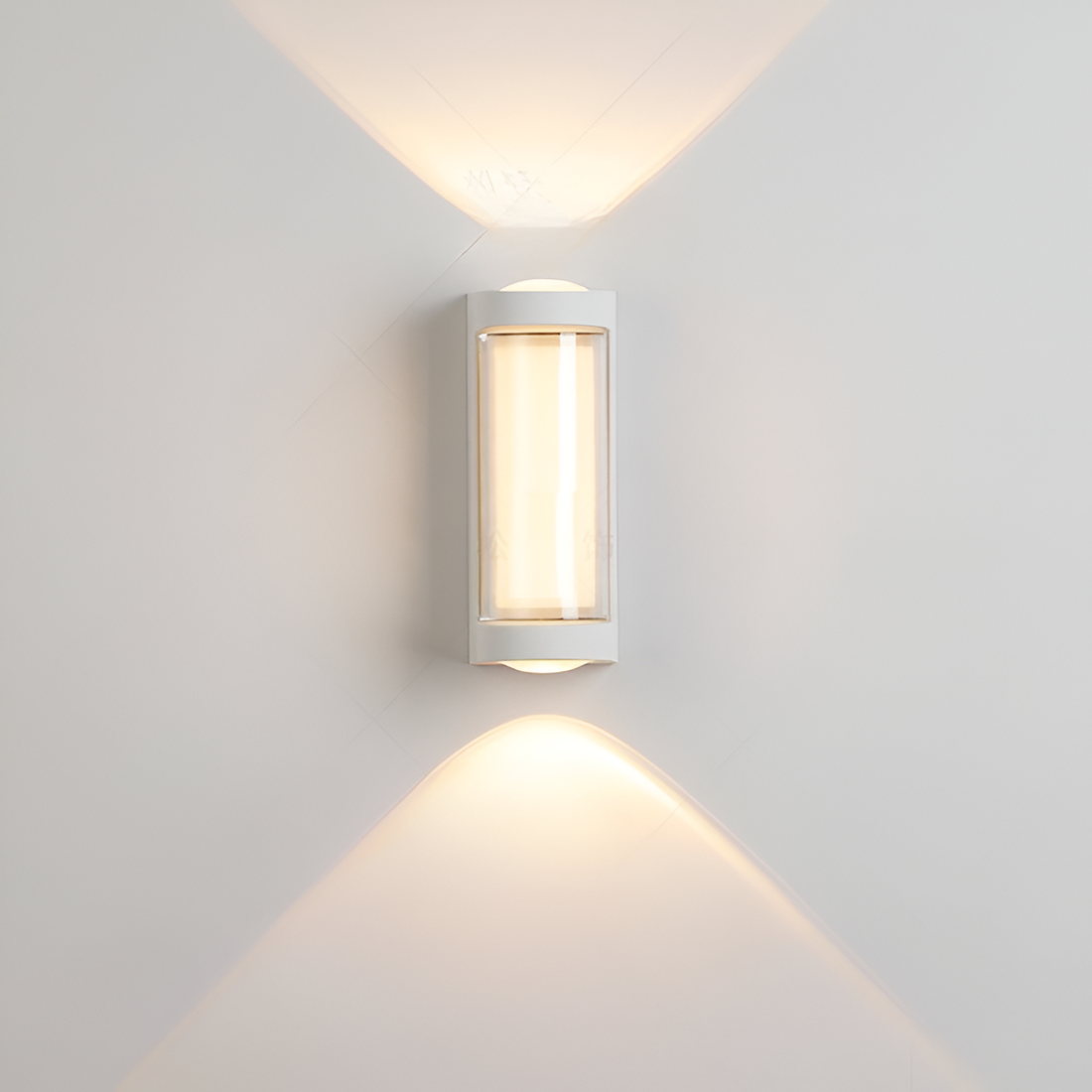 Lámpara exterior LED up down IP65 impermeable negra blanca para fachada 10W | Sansoti