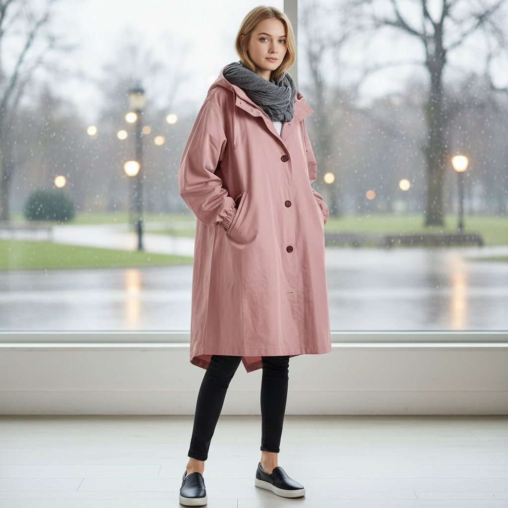 Waterafstotende Regenjas Dames Heren Oversized met Capuchon Lichtgewicht Winddicht voor Alle Seizoenen Outdoor | Sansoti