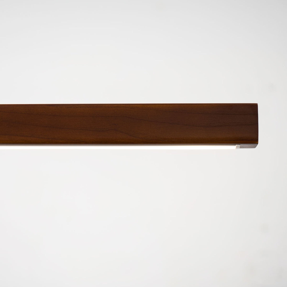 LED-Hängeleuchte Holz linear warmes Licht Esstisch Kochinsel minimalistisch Japandi Design verstellbares Kabel Balkenlampe | Sansoti