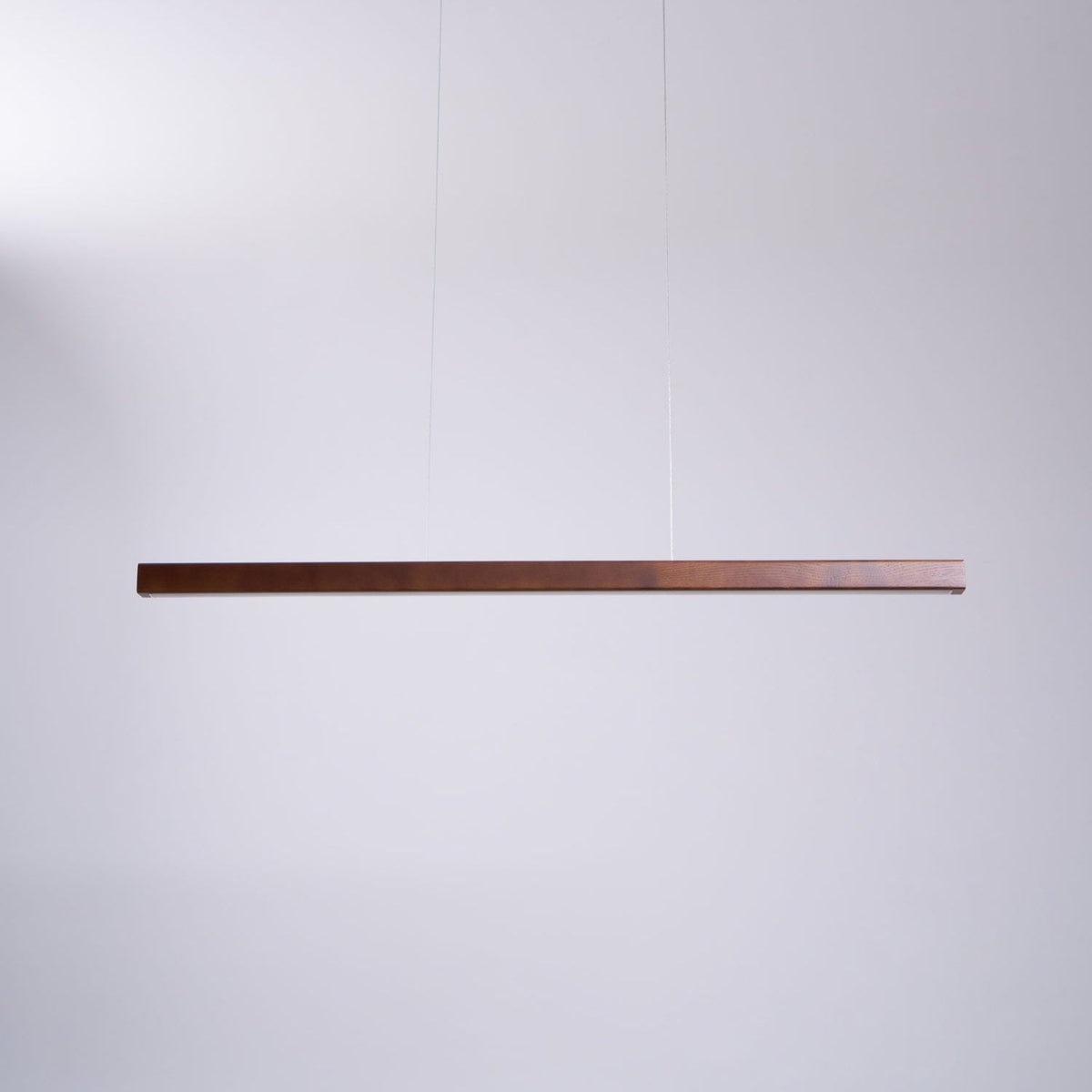 LED-Hängeleuchte Holz linear warmes Licht Esstisch Kochinsel minimalistisch Japandi Design verstellbares Kabel Balkenlampe | Sansoti