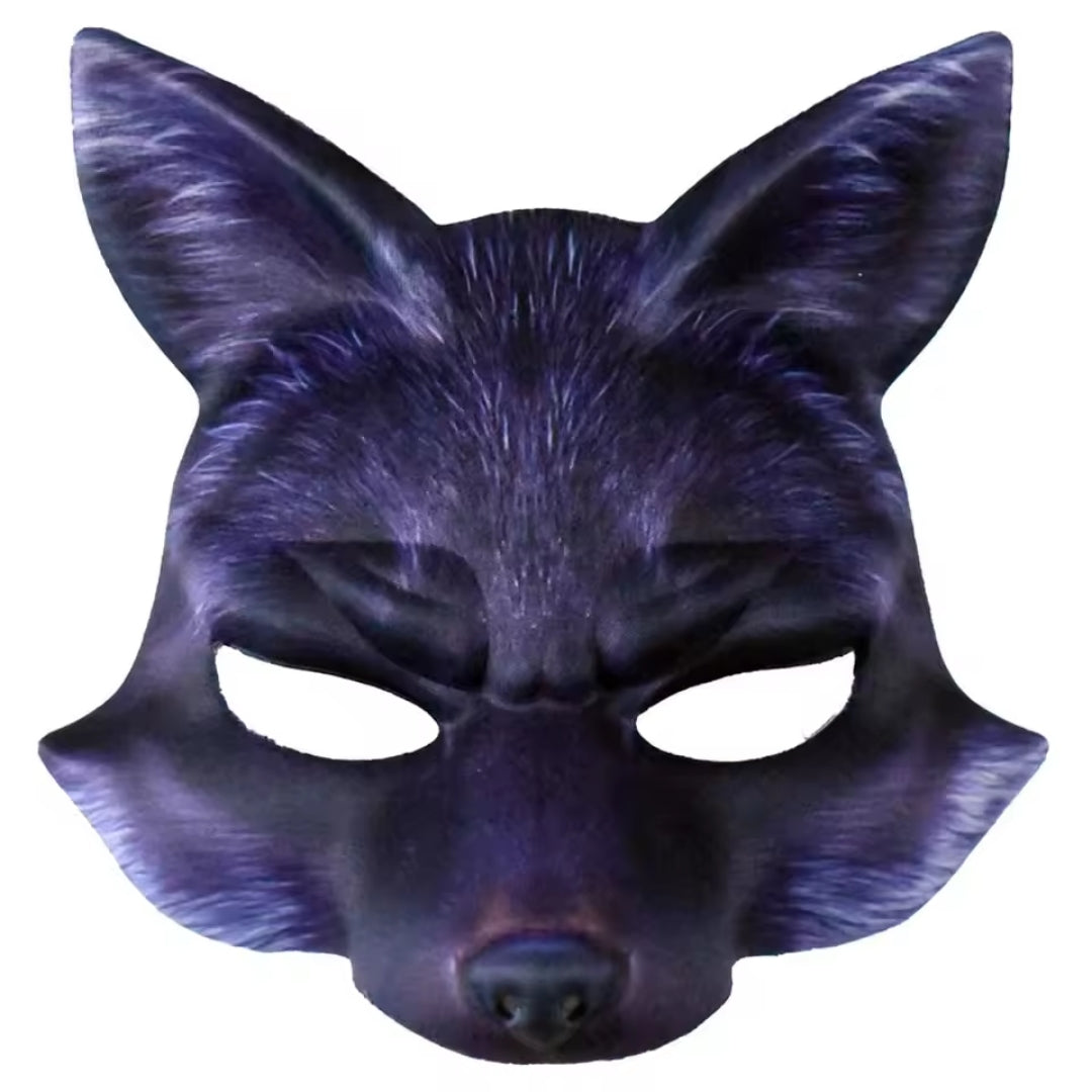 3D Dierenmasker Halfgezicht Foam Realistisch Accessoire voor Halloween Carnaval Cosplay Themafeesten Kostuum | Sansoti