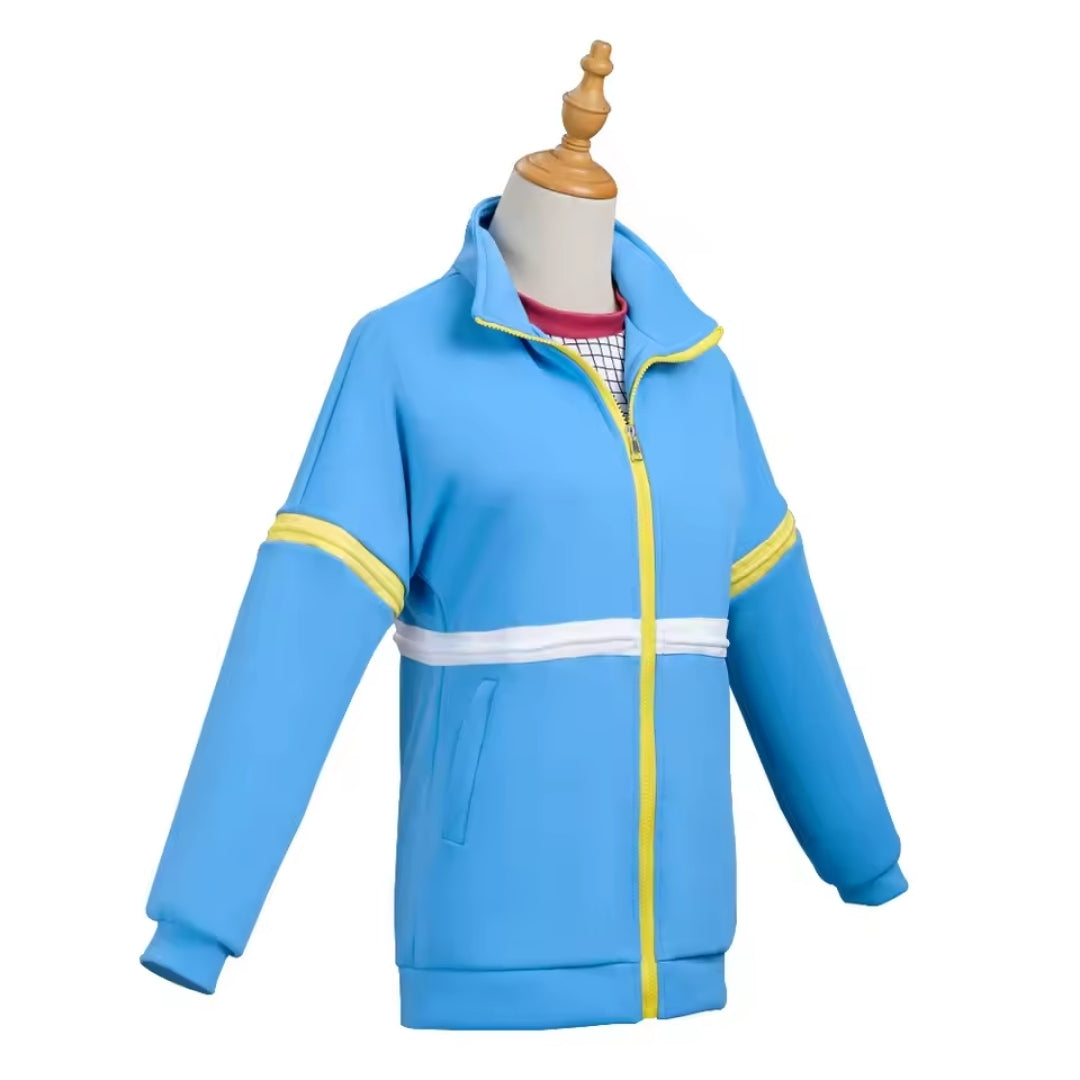 Ensemble de tenue cosplay unisexe avec sweat à capuche zippé et pantalon pour fêtes, Halloween et déguisements cosplay | Sansoti