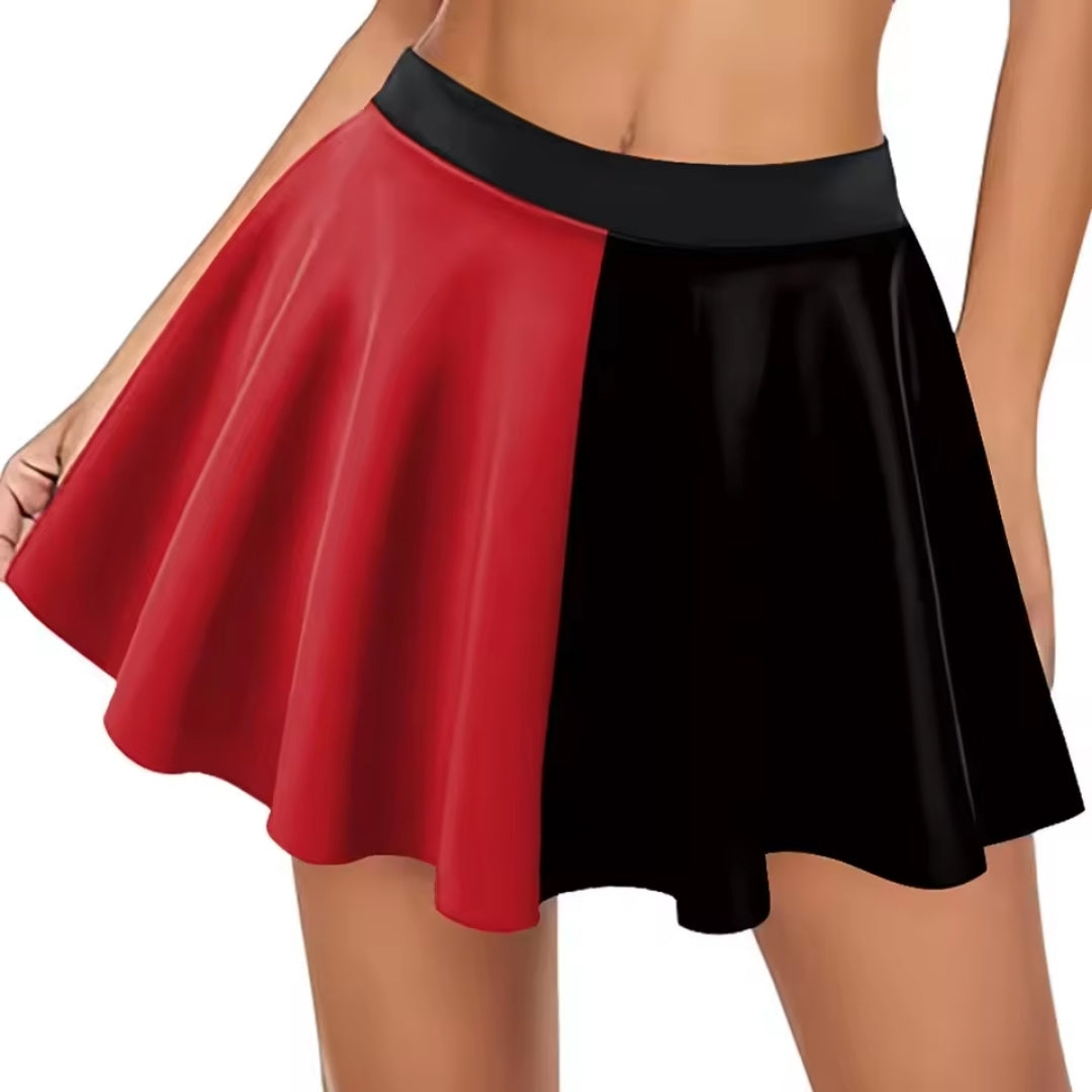 Tweedelig Clownkostuum Dames Gebreide Stof 3D-print Polyester Elastaan Carnaval Cosplay Feest Verkleedkleding | Sansoti
