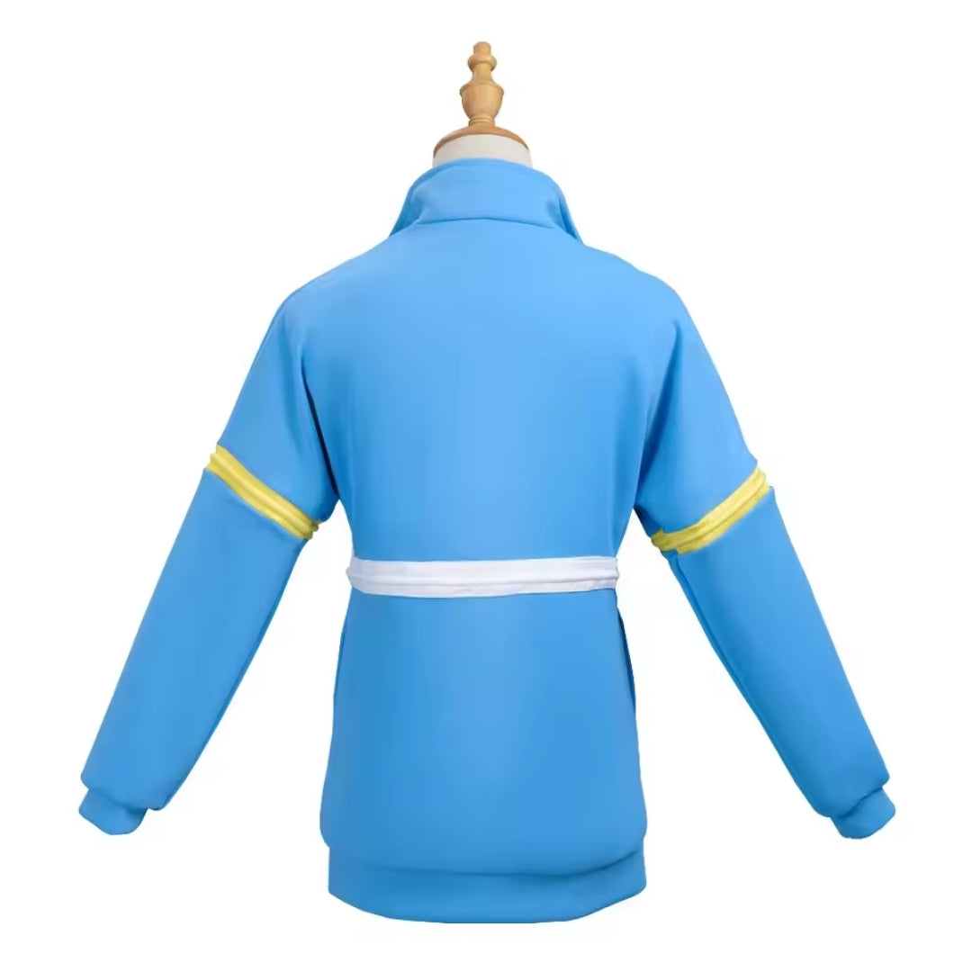 Ensemble de tenue cosplay unisexe avec sweat à capuche zippé et pantalon pour fêtes, Halloween et déguisements cosplay | Sansoti