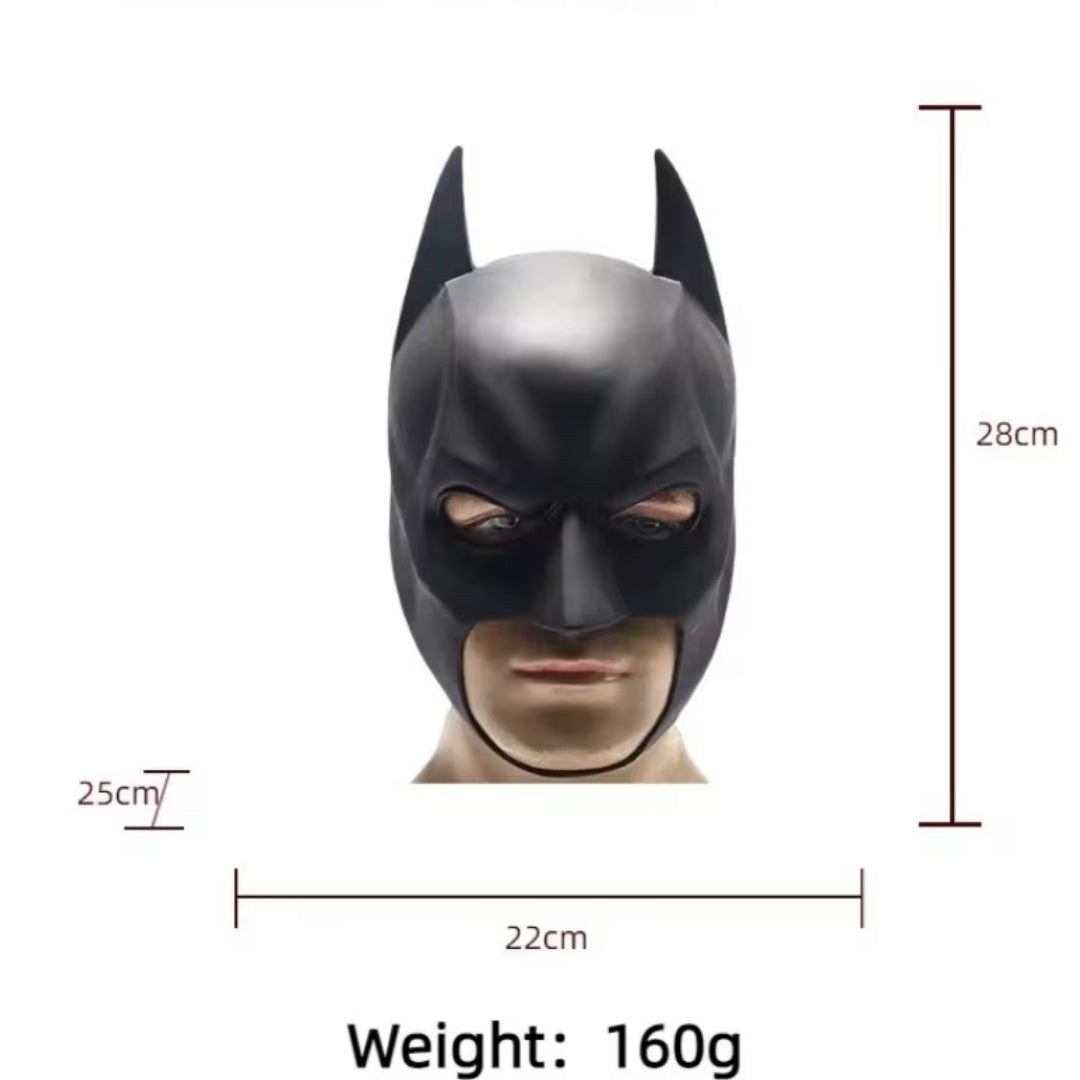 Superhelden Vleermuis Hoofdmasker Latex Volwassenen Cosplay Halloween Carnaval Feest Kostuum Accessoire | Sansoti
