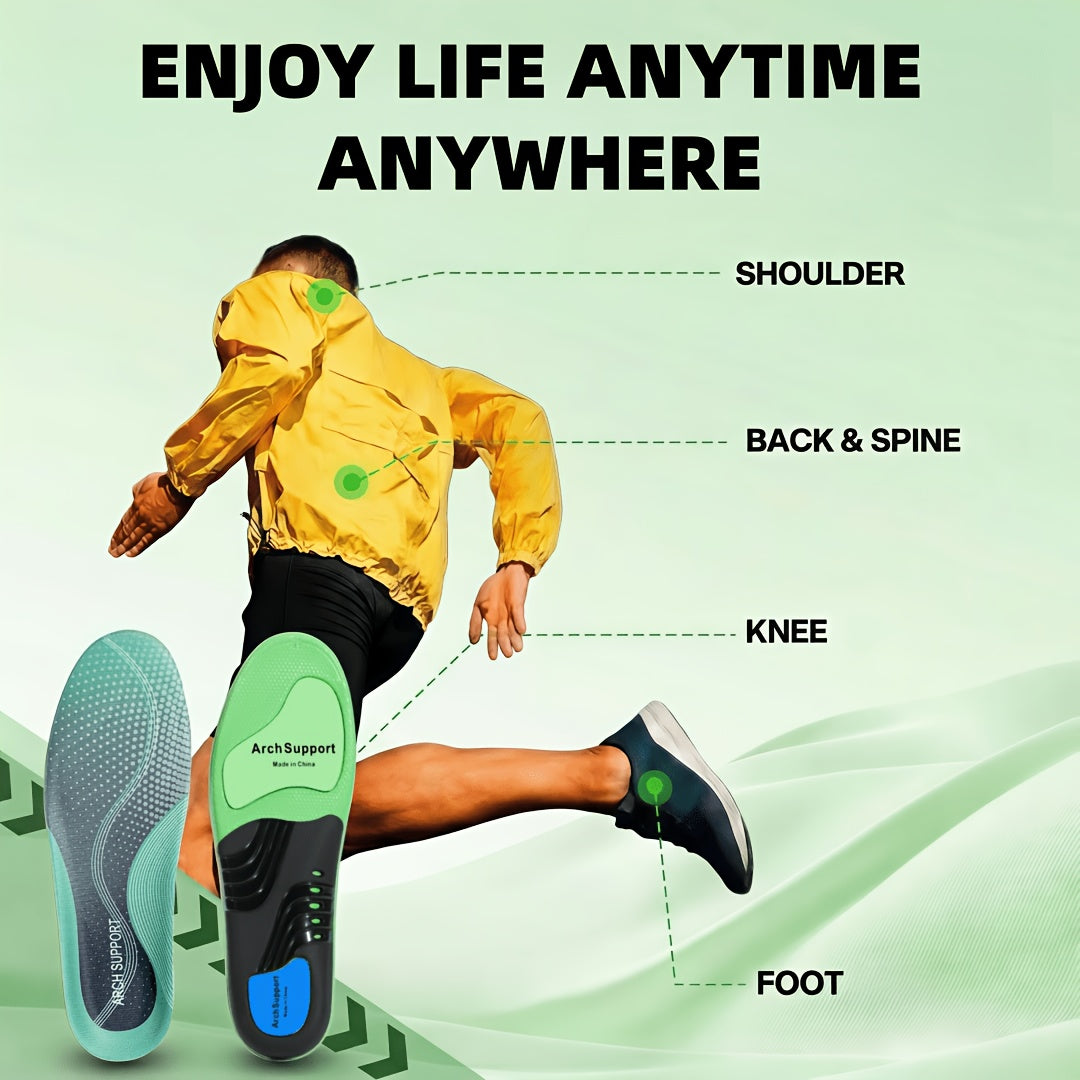 Ergonomic Insoles with High Arch Support for Everyday Wearing Comfort Walking Sports Shoes | Sansoti