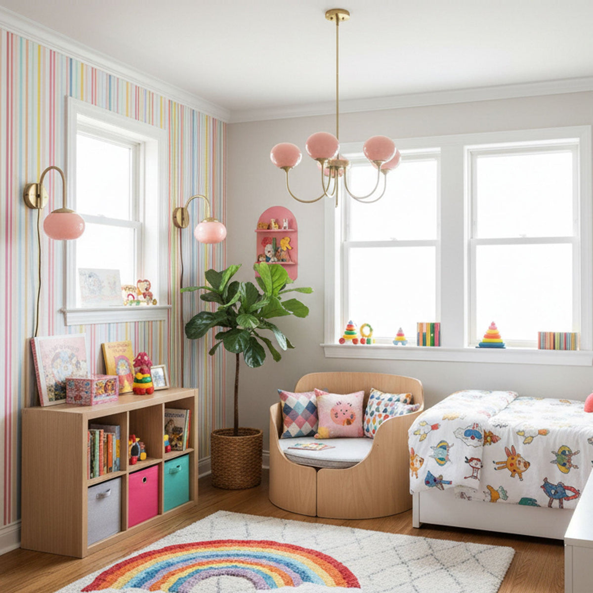 Glas Kronleuchter mit rosa, weißen oder cremefarbenen Kugeln und goldenem oder chromfarbenem Gestell, moderner Design-Kronleuchter mit 3 oder 5 Lichtpunkten für Wohnzimmer und Esszimmer | Sansoti