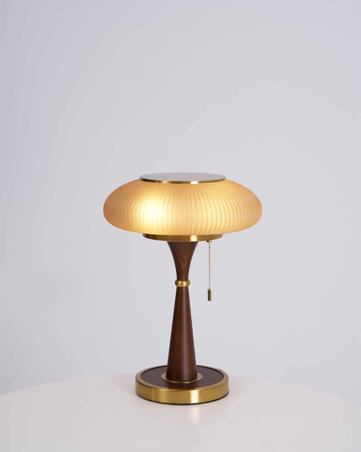 Table Lamp with Mushroom Shade – Vintage Design Lighting for Desks and Nightstands | Sansoti