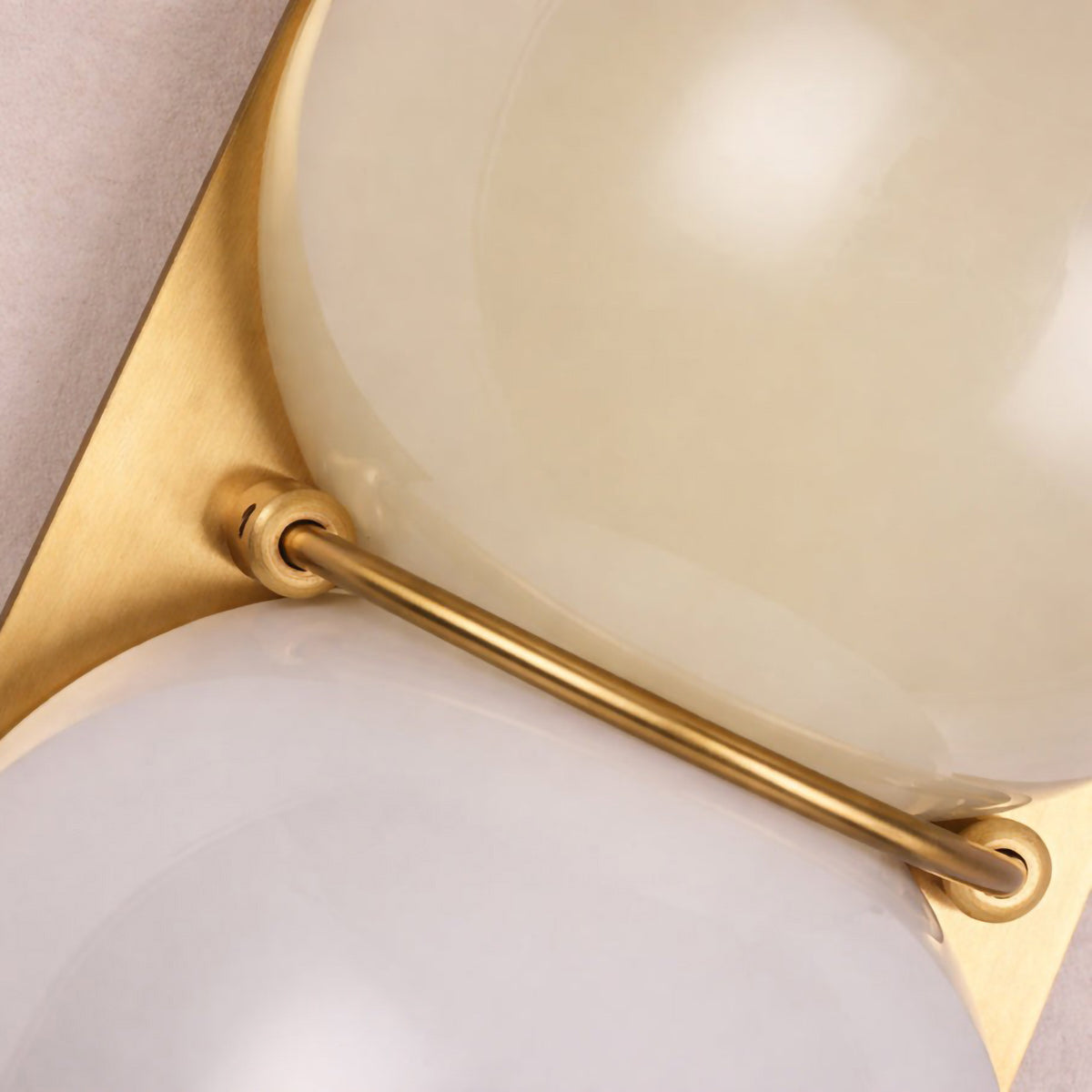 Modern Double Glass Wall Lamp – Playful Lighting with Colored Glass for Bedroom & Kids Room | Sansoti