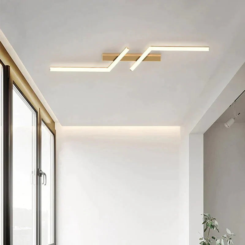 Sansoti | Linear LED Ceiling Lamp – Modern Minimalist Design