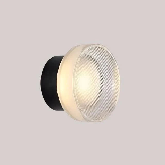 Applique murale LED dimmable aluminium verre moderne pour hall et chambre, éclairage intérieur élégant, lumière blanche chaude, 30 cm, design élégant pour salon | Sansoti