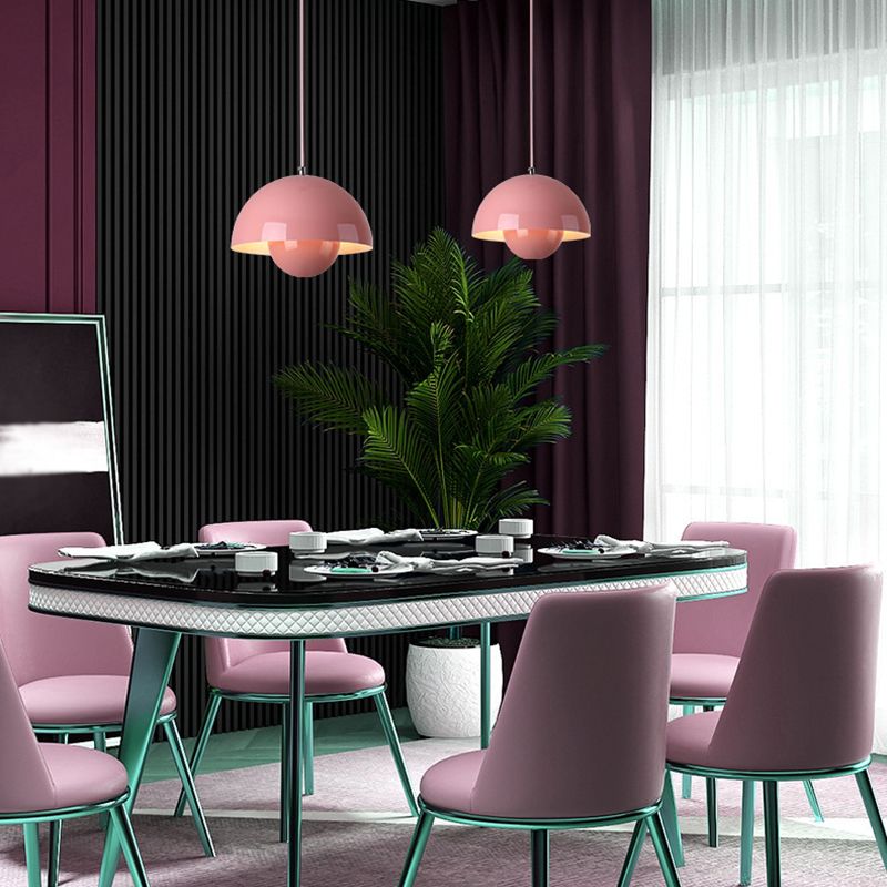 Hanglamp Scandinavisch LED Aluminium Rond Design Modern Kleuren E27 | Sansoti