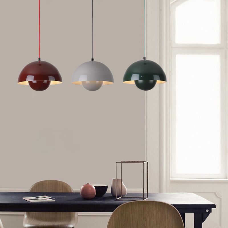 Hanglamp Scandinavisch LED Aluminium Rond Design Modern Kleuren E27 | Sansoti