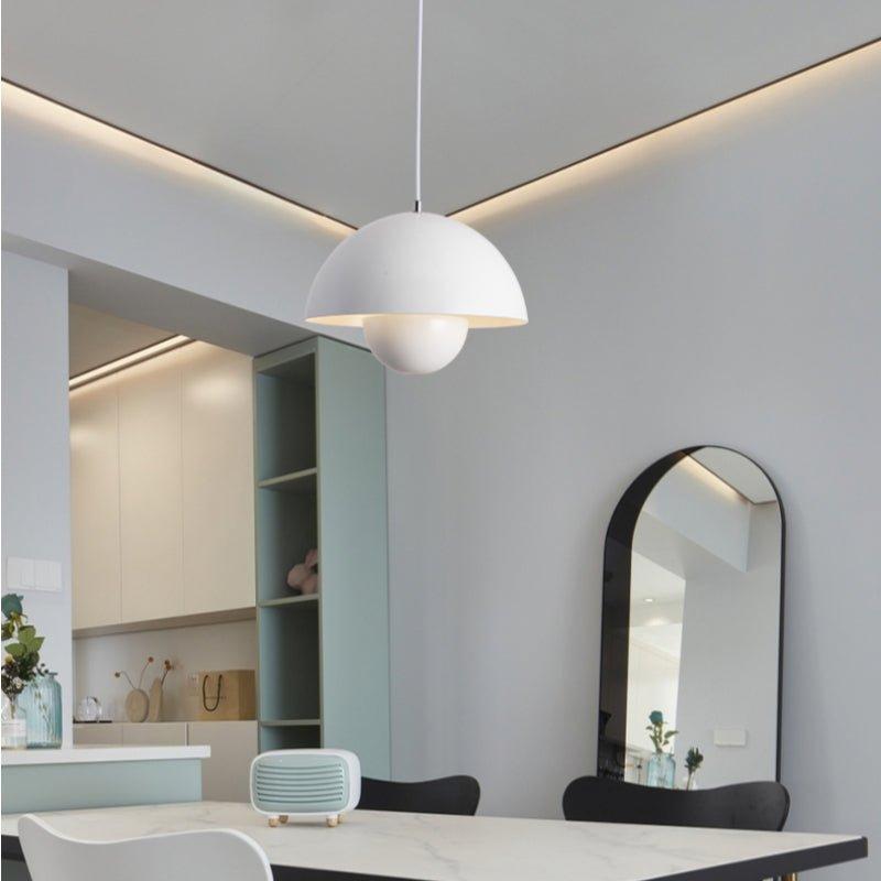Hanglamp Scandinavisch LED Aluminium Rond Design Modern Kleuren E27 | Sansoti
