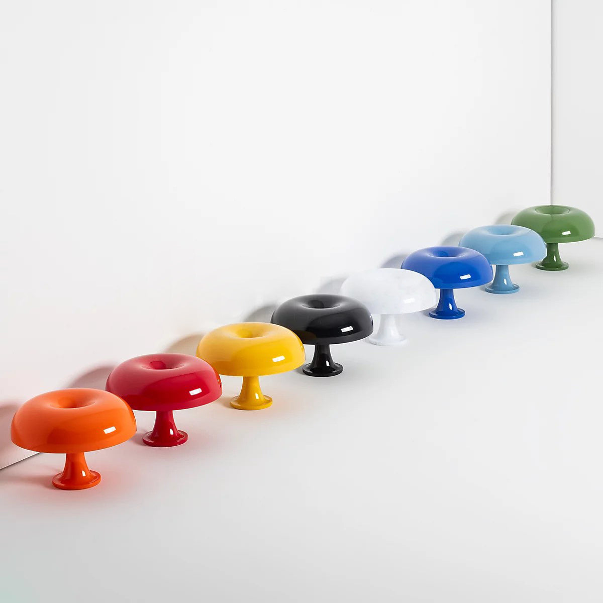 Mushroom-Shaped Table Lamp with 4 Light Sources and Dimmed Retro Atmosphere | Sansoti