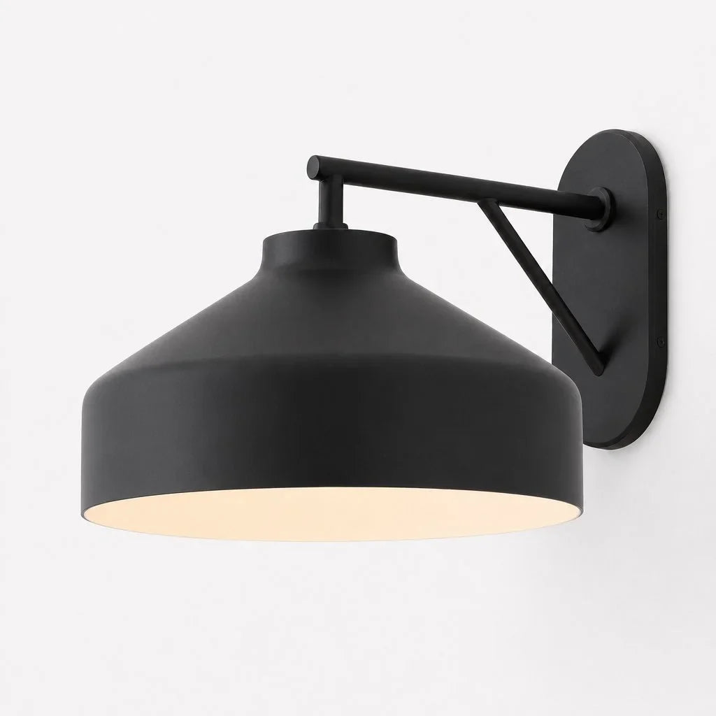 Metalen Wandlamp Minimalistisch Mat Afwerking Scandinavische Stijl Sfeerlicht voor Slaapkamer Gang Woonkamer Interieur | Sansoti