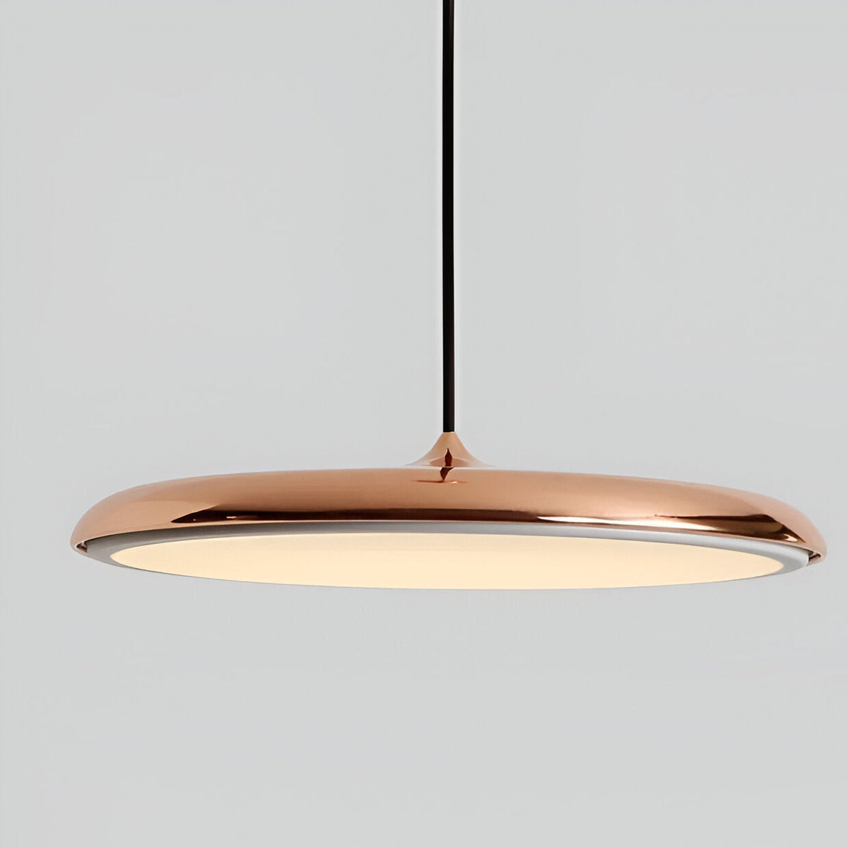 Lampa wisząca w kształcie talerza, designerska, LED 4000K, nordycka, nowoczesna, Ø25 Ø40 | Sansoti