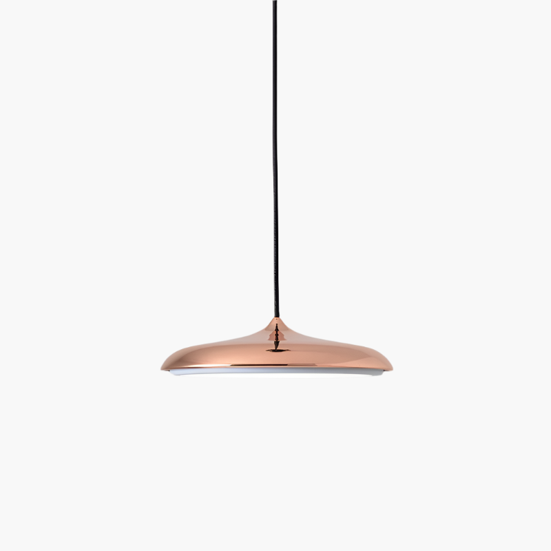 Scandinavische Hanglamp LED Minimalistisch Wit Zwart Grijs Blauw Rosé Goud voor Eettafel Woonkamer Modern Energiezuinig Verlichtingsdesign Ø25cm Ø40cm Aluminium | Sansoti