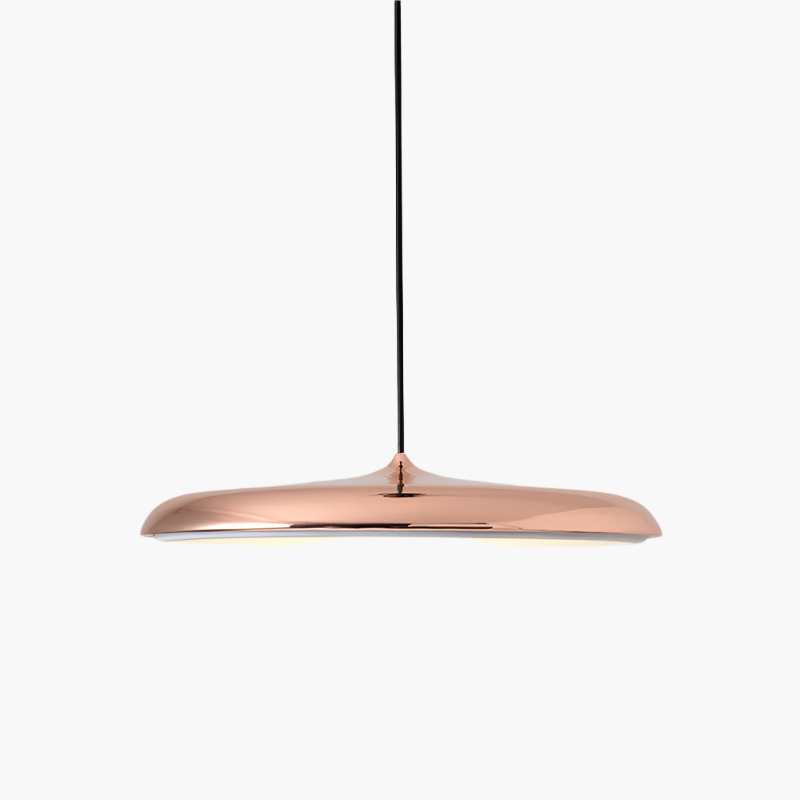 Scandinavische Hanglamp LED Minimalistisch Wit Zwart Grijs Blauw Rosé Goud voor Eettafel Woonkamer Modern Energiezuinig Verlichtingsdesign Ø25cm Ø40cm Aluminium | Sansoti