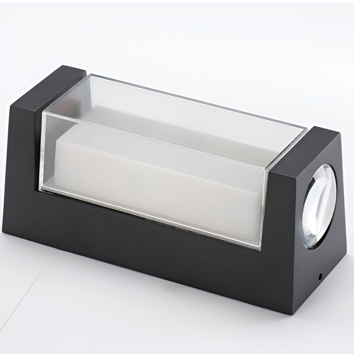 Lámpara exterior LED up down IP65 impermeable negra blanca para fachada 10W | Sansoti