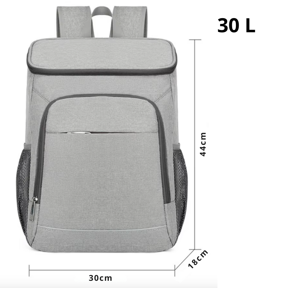Mochila nevera de 18 L o 30 L, aislante, 16 horas de frío, nailon Oxford, para pícnic, camping y playa