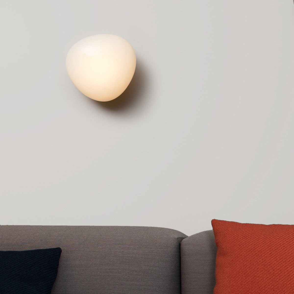Glass Wall Light with Hand-Blown Bubble Glass – Sculptural Lighting, Scandinavian Design – Available in 4 Unique Models & 4 Colors | Sansoti