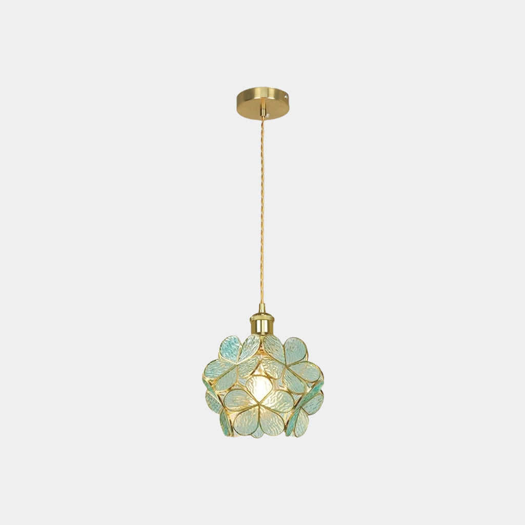 Pendelleuchte Blütenblätter Glas Messing Verstellbare LED-Beleuchtung Esszimmer Küche Wohnzimmer Nordic Skandinavisch | Sansoti