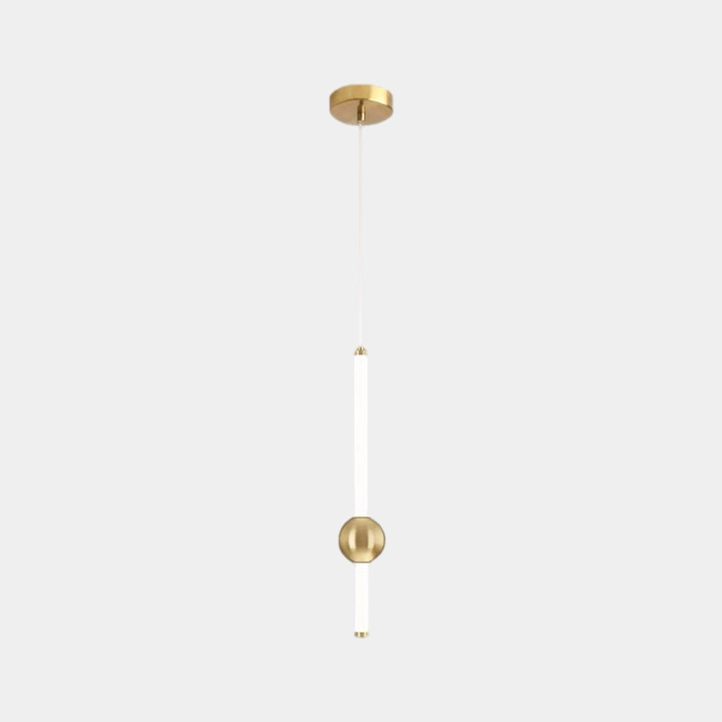 Lineare LED-Pendelleuchte LED mit Glaskugel Eisen Dimmbar Skandinavisches modernes Design Esszimmer Wohnzimmer Beleuchtung | Sansoti