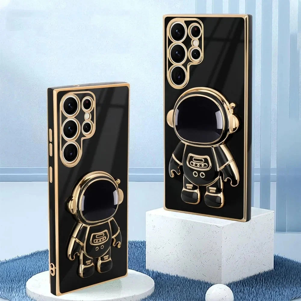 Phone Case with Astronaut Stand for Samsung Galaxy - TPU Protective Case with Universal Stand | Sansoti