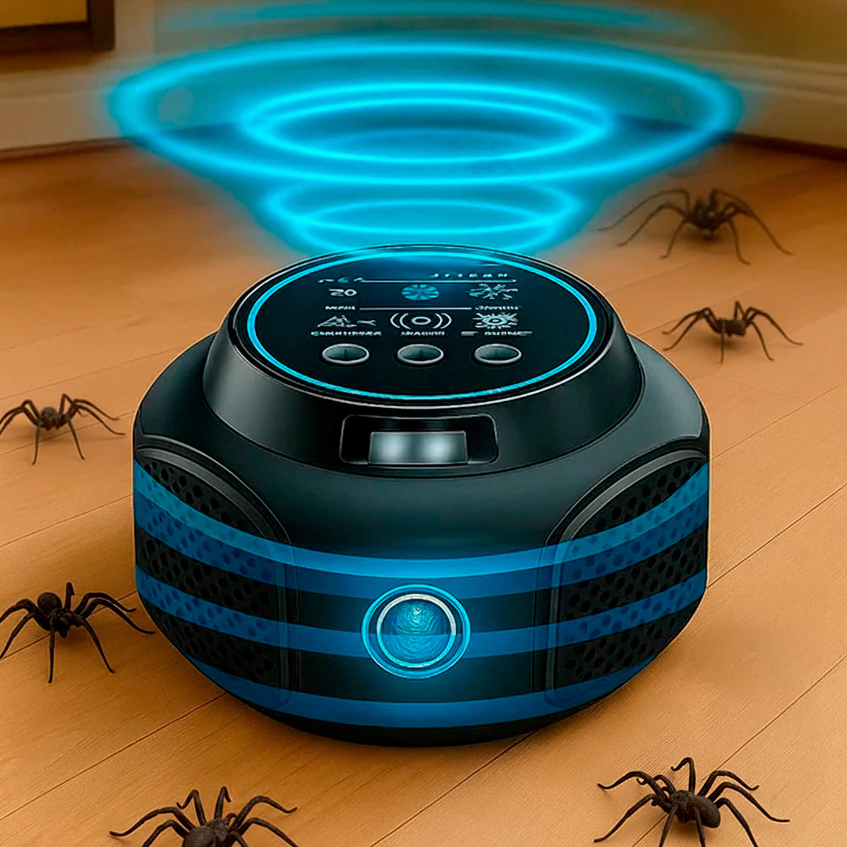 Ultrasonic Pest Repeller Plug-in Device for Spiders, Insects and Mosquitoes, Chemical-Free, 3200 m² Home | Sansoti
