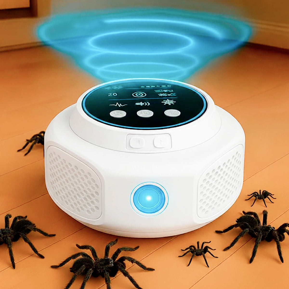 Ultrasonic Pest Repeller Plug-in Device for Spiders, Insects and Mosquitoes, Chemical-Free, 3200 m² Home | Sansoti
