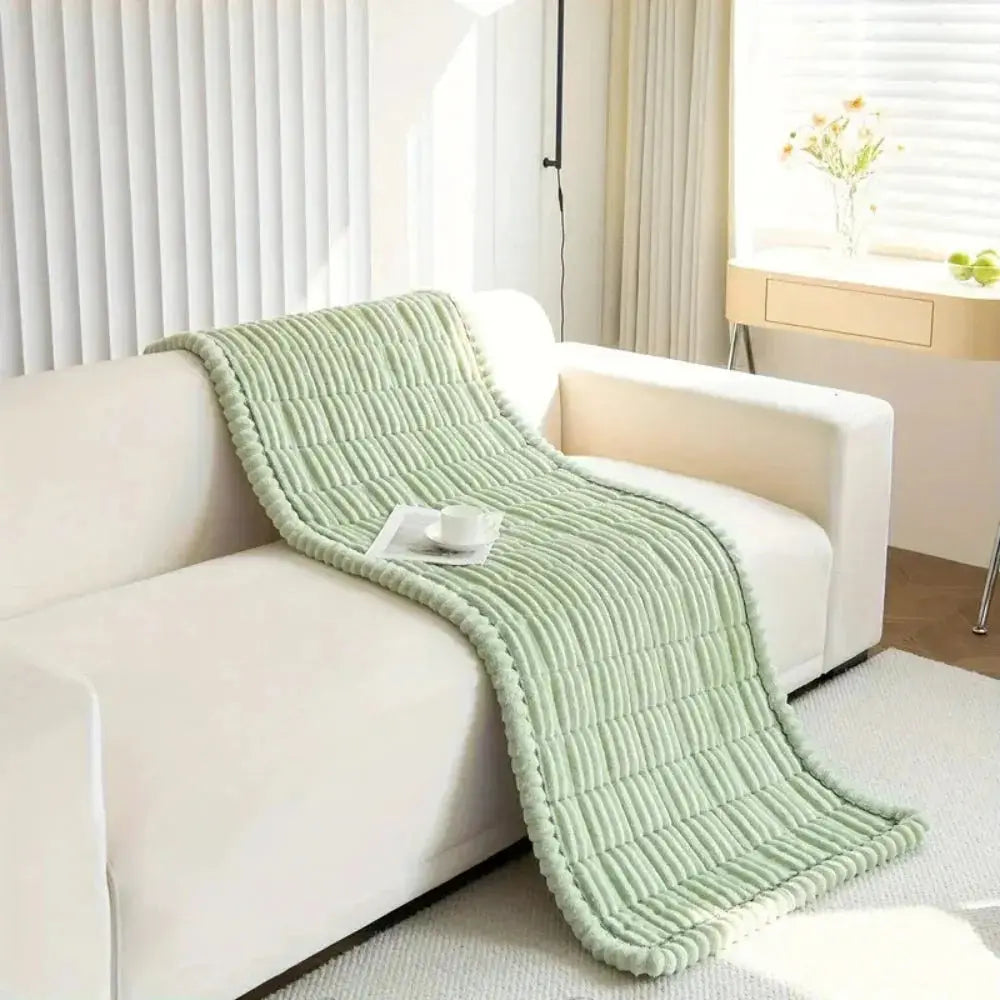 Elastische Jacquard Sofahusse mit Rüschen – Stretchstoff für 3-Sitzer Sofa und Sessel | Sansoti