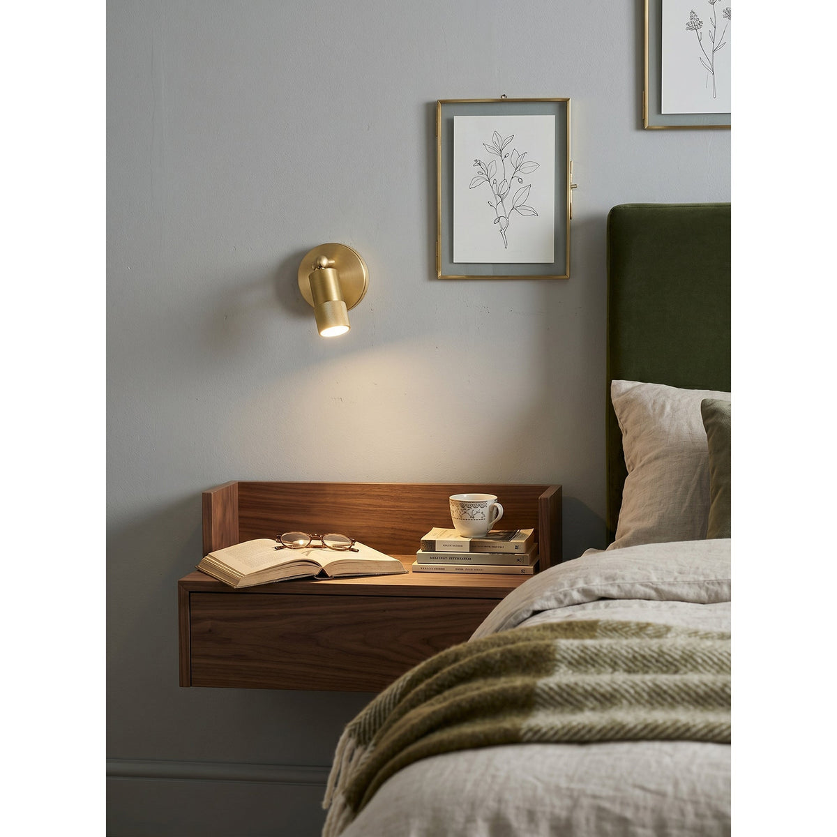 Messing Wandlamp Antiek Geïntegreerde LED Verlichting Hardwired Warm Licht 4500K voor Woonkamer Gang Slaapkamer | Sansoti