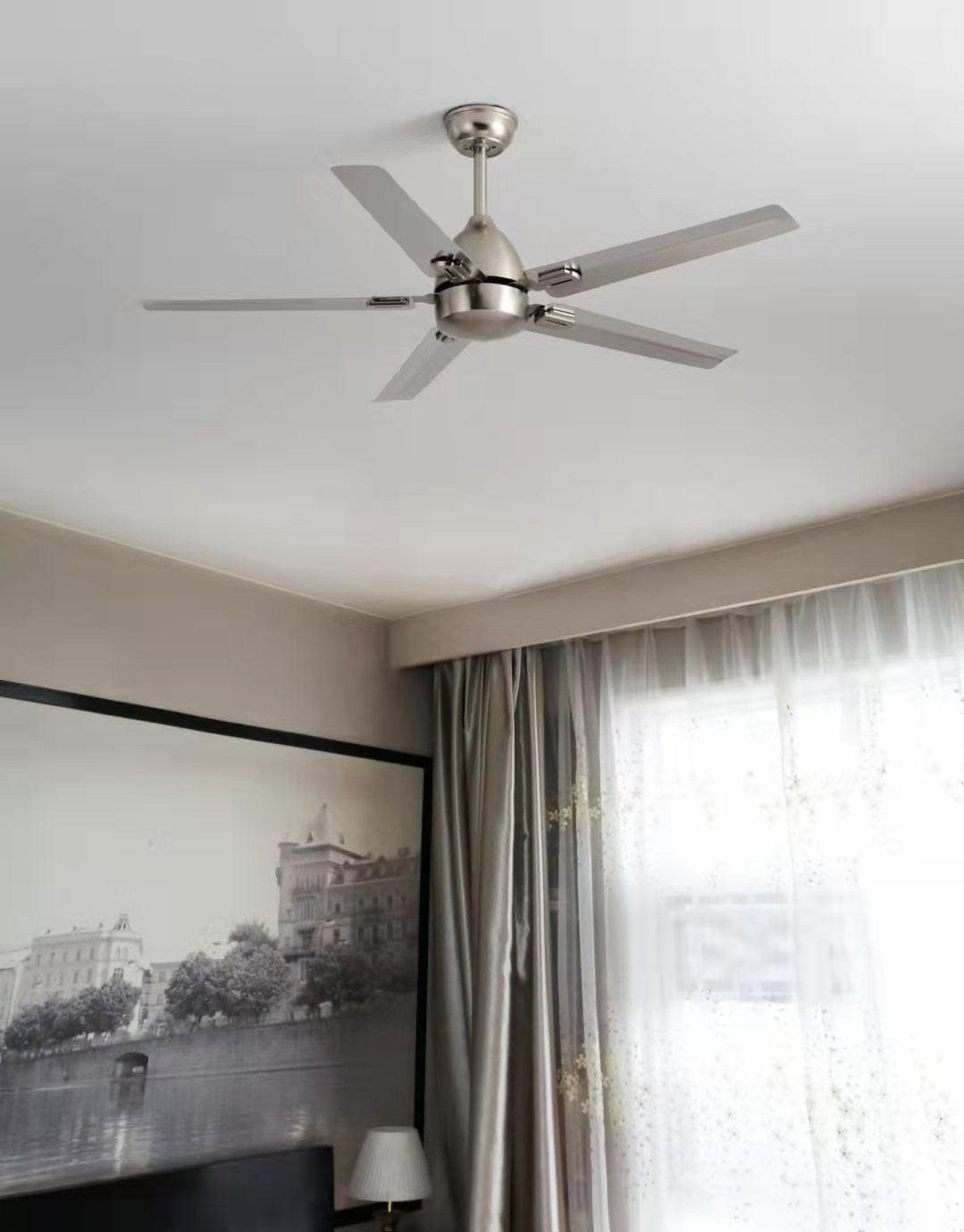 Premium Deckenventilator mit Fernbedienung Ø132cm 3 Geschwindigkeiten Deckenventilator mit leisem DC-Motor | Sansoti