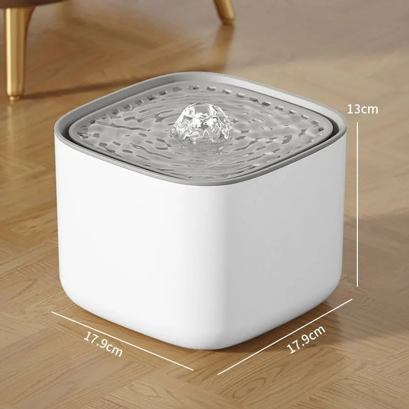 Automatische Drinkfontein voor Katten 3L Draadloos Oplaadbaar USB Filtersysteem Stil Waterdispenser Huisdier | Sansoti