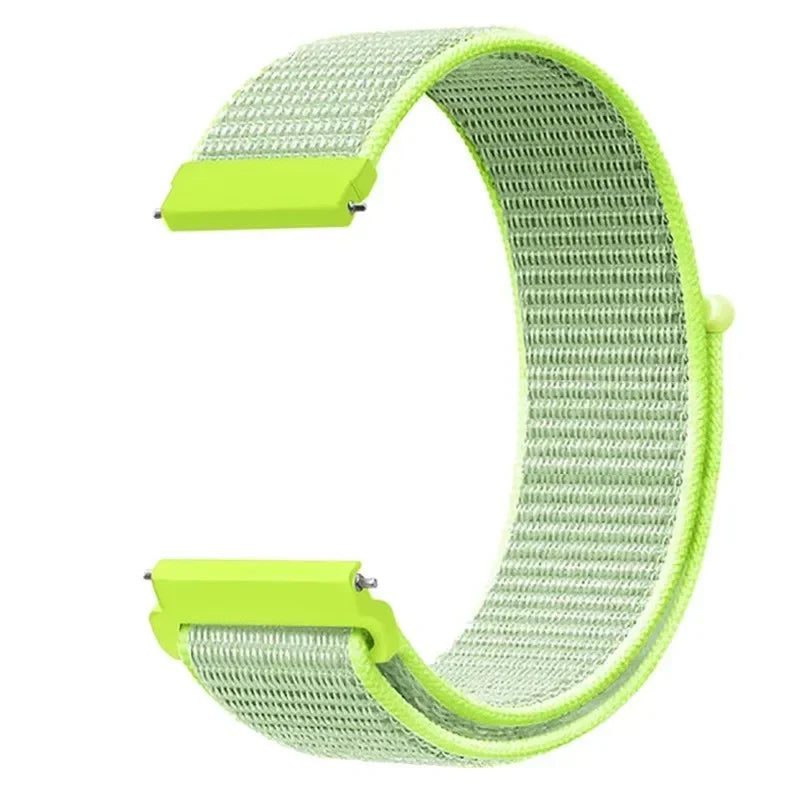 Regulowany nylonowy pasek sportowy do smartwatcha 20mm 22mm, oddychający, lekki pasek do zegarka sportowego i fitnessu | Sansoti