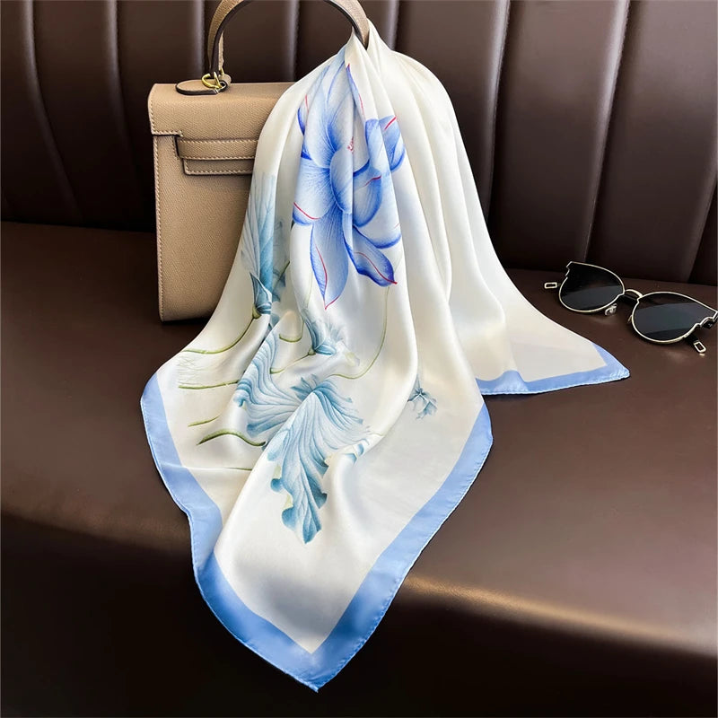 Vierkante Sjaal 70x70 cm Polyester Multifunctioneel Haarband Nekdoek Dames Vier Seizoenen Decoratief | Sansoti