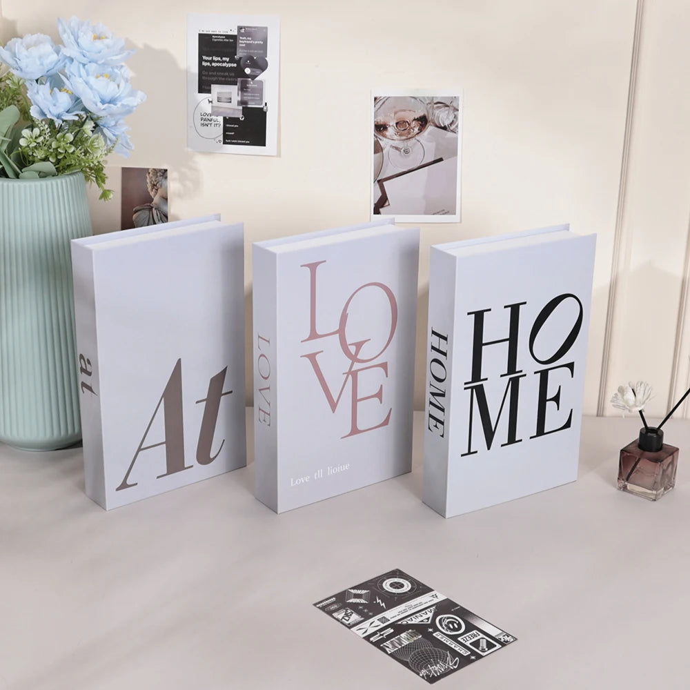 Couchtisch Dekoration Bücher Set 3 Stück Klappbares Design Kaffeetisch Styling | Sansoti