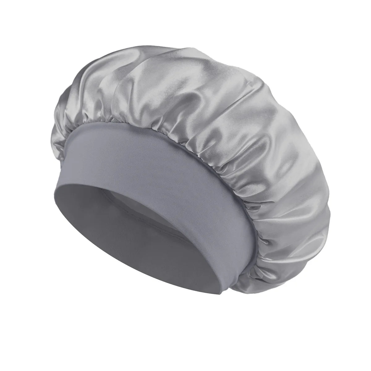 Sansoti | Bonnet de nuit en satin de soie – Protège les cheveux contre la casse et les frisottis (Taille unique)