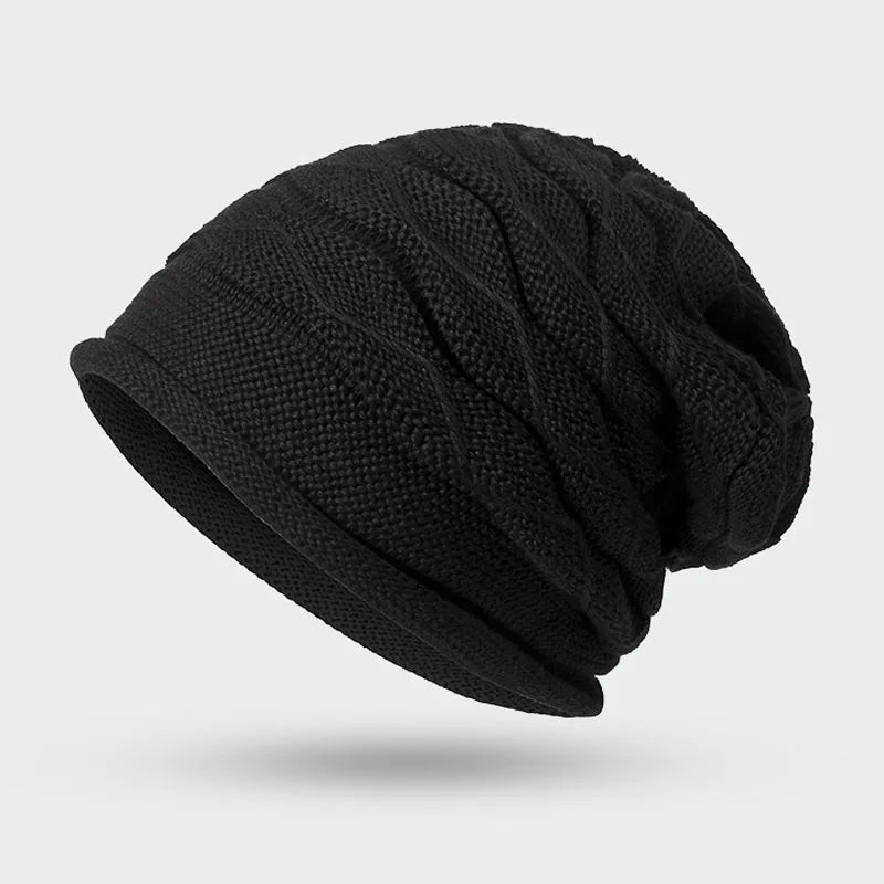 Gebreide Slouchy Muts Unisex Wintermuts Rekbaar Acryl Beanie Dames Heren Outdoor Casual Hoofddeksels | Sansoti