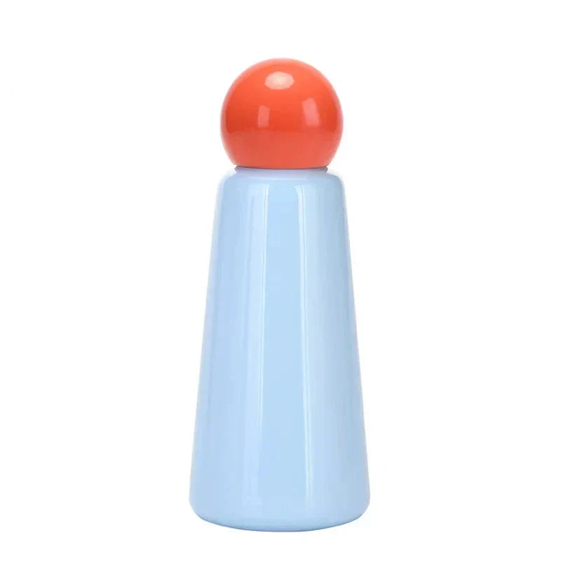 Thermosfles RVS Tweekleurig 500ml Isoleerfles Warmhoud Waterfles Sport Drinkfles Lekvrij Dubbelwandig | Sansoti