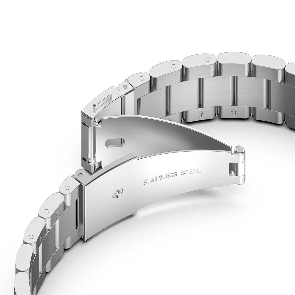 Metallarmband für Smartwatch, 40 mm, 44 mm, 42 mm, 46 mm, 45 mm, verstellbar, Edelstahl, universelles Uhrenarmband, stilvoll und komfortabel | Sansoti