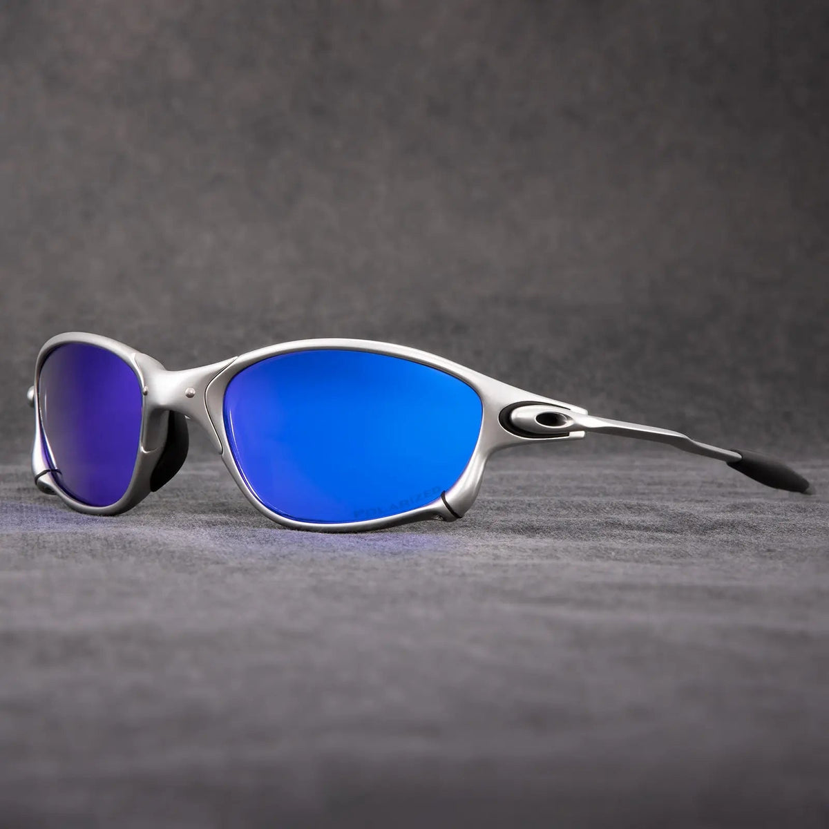 Gafas de sol deportivas polarizadas con montura metálica y lentes de espejo rojas, protección UV400 para ciclismo, conducción, deportes acuáticos y actividades al aire libre | Sansoti
