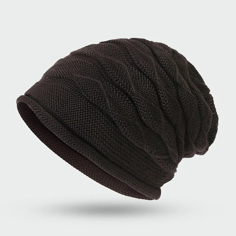Gebreide Slouchy Muts Unisex Wintermuts Rekbaar Acryl Beanie Dames Heren Outdoor Casual Hoofddeksels | Sansoti